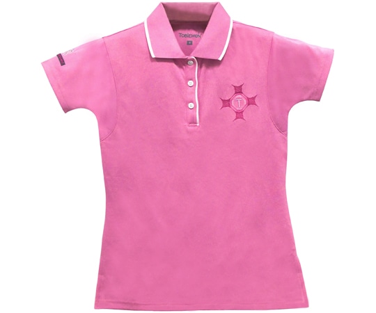 TOBIEMON 機能性ポロシャツ 女性用 ピンク XS 10枚セット TBPOL-PK-XS 1袋（ご注文単位1袋）【直送品】