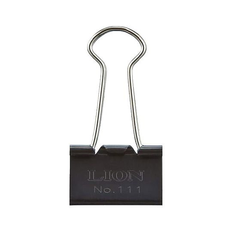 エスコ 25mm/ 60枚 バインダークリップ(10個) EA762FB-4 1箱(ご注文単位1箱)【直送品】