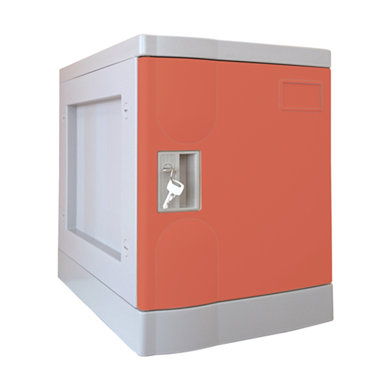 宮成製作所 プラボックス Sサイズ シリンダー錠 レッド ベース付 PB-CSR1 1台(ご注文単位1台)【直送品】