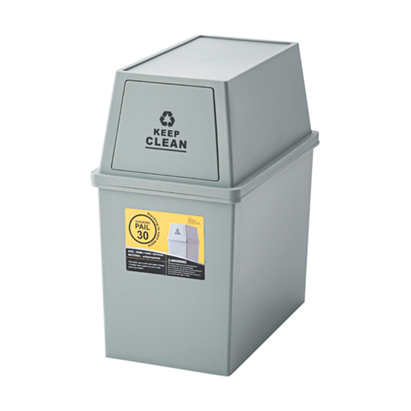 東谷 スタッキングペール30L スリム グリーン LFS-760GR 1個(ご注文単位1個)【直送品】