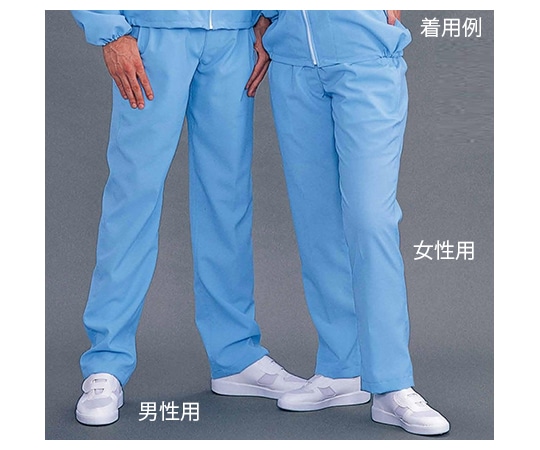 MCC(MaxClean) クリーンゾーンパンツ(男性用) ブルー 5Lサイズ PG6501/B_5L 1個 (ご注文単位1個)【直送品】