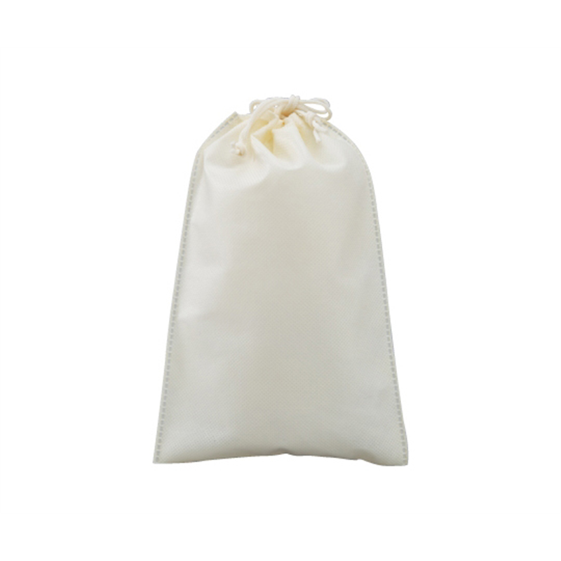 三和 不織布巾着 (小)アイボリー 1ケース(2000枚入) SW1726014-2 1ケース（ご注文単位1ケース）【直送品】