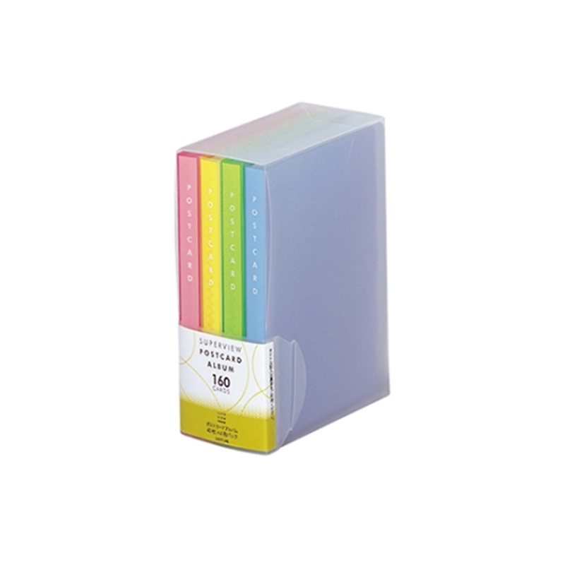 LIHITLAB リクエスト スーパーヴュー・ポストカードアルバム 1組(4冊入) G8101 1組(ご注文単位1組)【直送品】