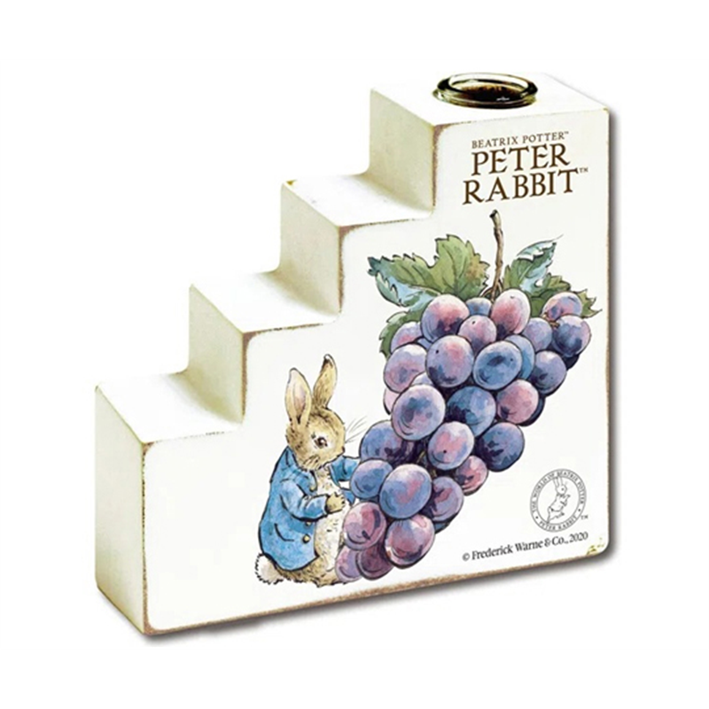 ユーパワー ピーターラビット? フラワーベース｢ピーターとぶどう｣ PF-01401 1個（ご注文単位1個）【直送品】
