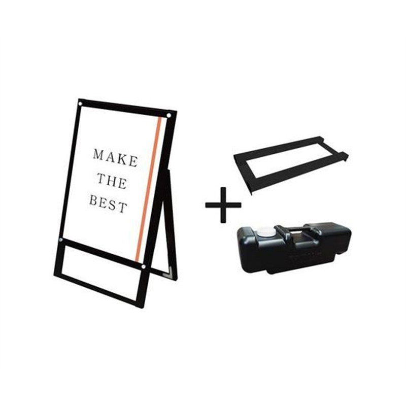 常磐精工 ブラックポスター用スタンド看板 B2片面ブラック ウエイトアーム・水タンクセット BPSSK-B2KB-3SET 1個（ご注文単位1個）【直送品】