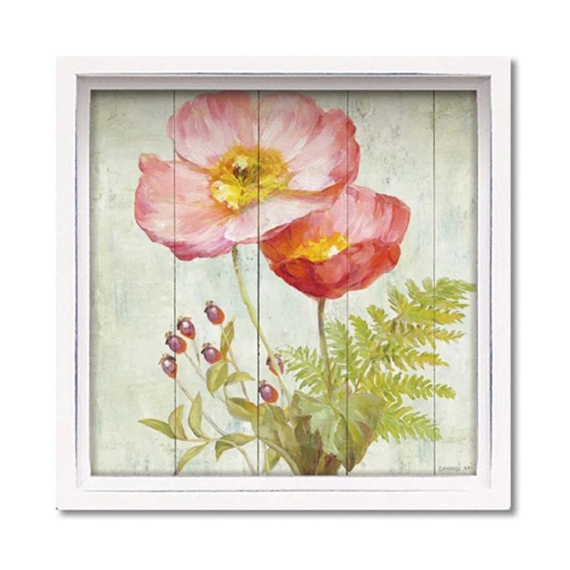 ユーパワー ロハス ミニアートフレーム ダンフイ ナイ｢ナチュラル フローラル4｣ LA-01285 1個（ご注文単位1個）【直送品】