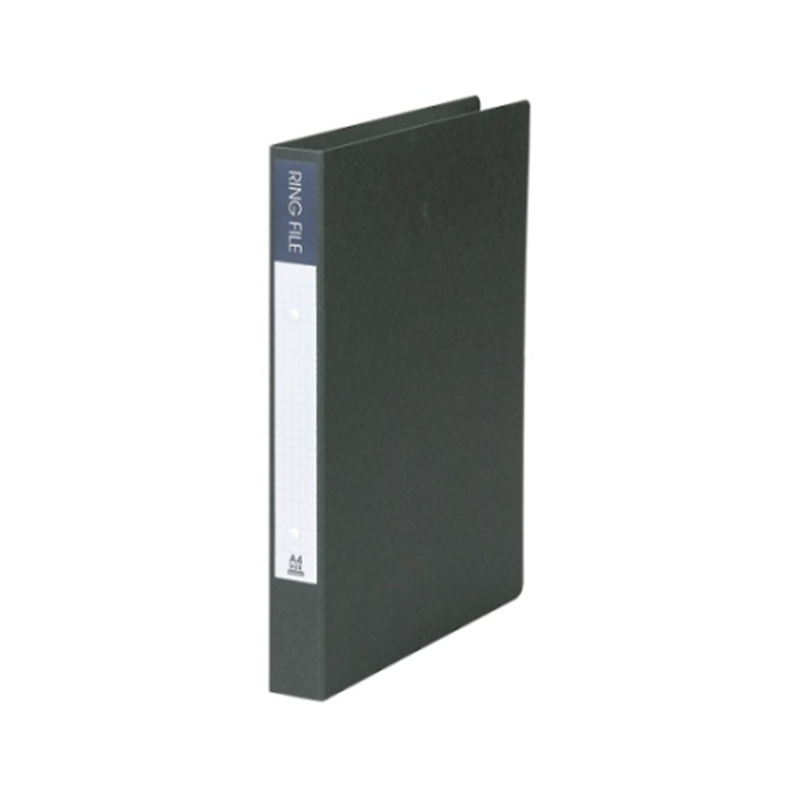ビュートン 紙製リングファイル ダークグレー SRF-A4-DG 1冊(ご注文単位1冊)【直送品】
