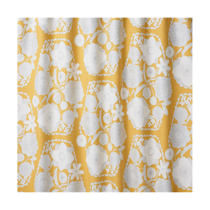 スミノエ 遮光カーテン イハナ 100×135cm イエロー 1枚入 V1309 1枚(ご注文単位1枚)【直送品】