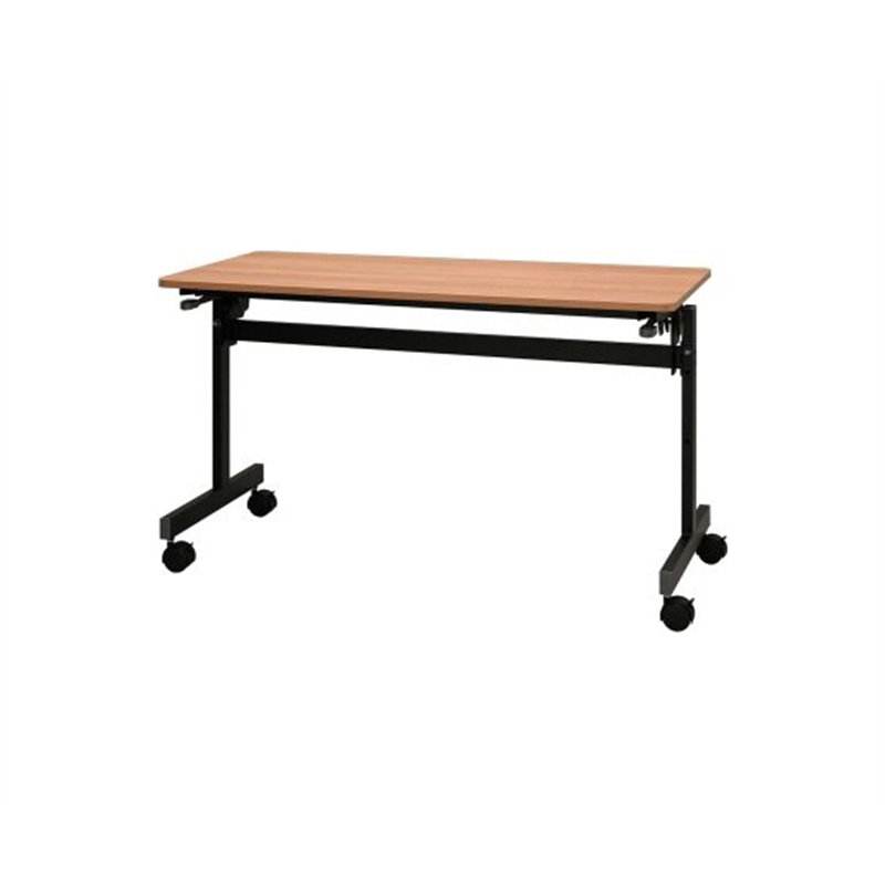 アール・エフ・ヤマカワ シンプルフォールディングテーブルⅢ W1200×D600 ウォルナット RFFT3-1260DM 1台(ご注文単位1台)【直送品】