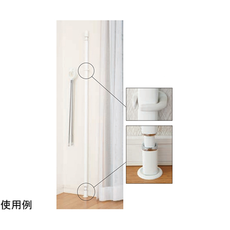 川口技研 ホスクリーン 物干し竿用部品 竿立てホルダー STH-1 1個（ご注文単位1個）【直送品】