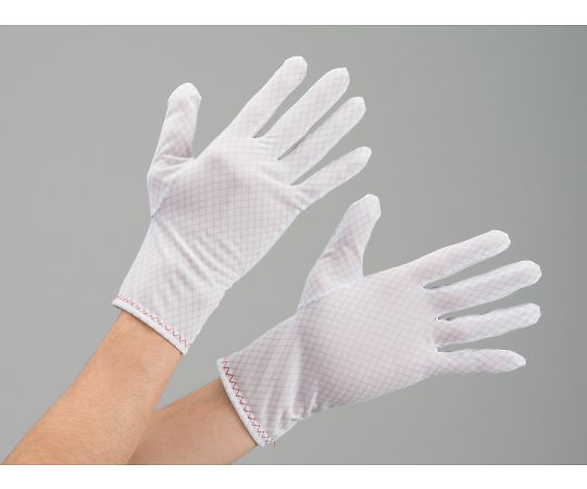 東洋リントフリー 帯電防止グローブ 白 10双入 L FZ715C-01 L 1袋 (ご注文単位1袋)【直送品】