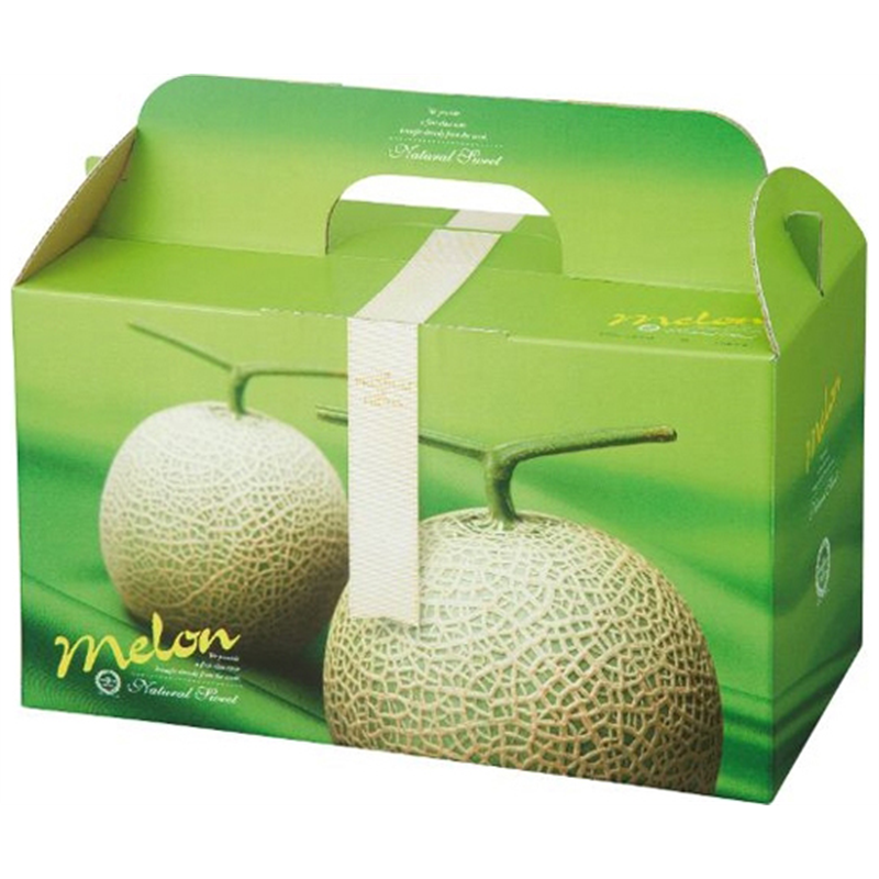 ヤマニパッケージ 青果用贈答箱 ジュエルメロン 2個入 50枚 L-2114 1ケース（ご注文単位1ケース）【直送品】
