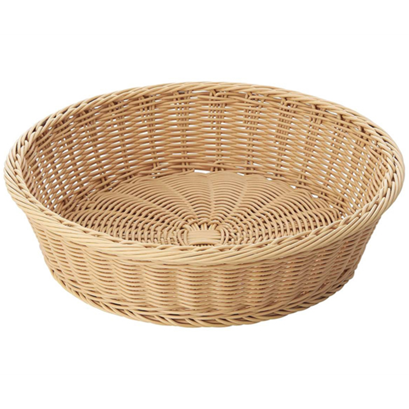 アズワン PP製丸型バスケット ナチュラル 61-798-91-1 1個（ご注文単位1個）【直送品】