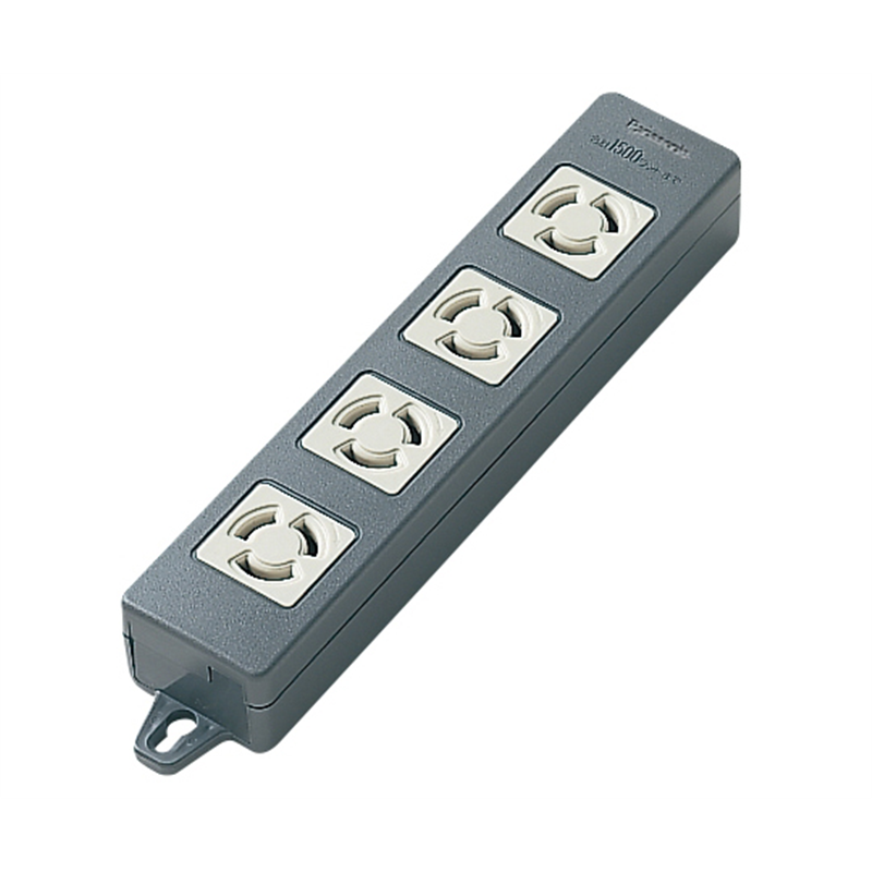 パナソニック OAタップ(接地2P15A引掛形) 4個口 コード無し マグネット付 WCH2604B 1個(ご注文単位1個)【直送品】