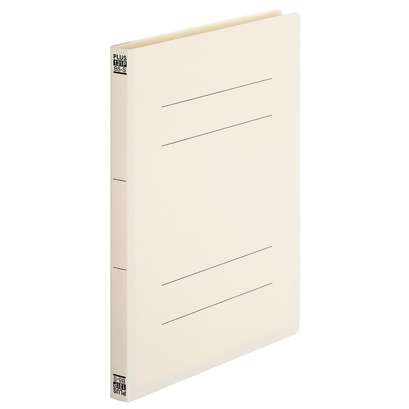 プラス PPフラットファイル B5S アイボリー 1冊 No.131P 1冊(ご注文単位1冊)【直送品】