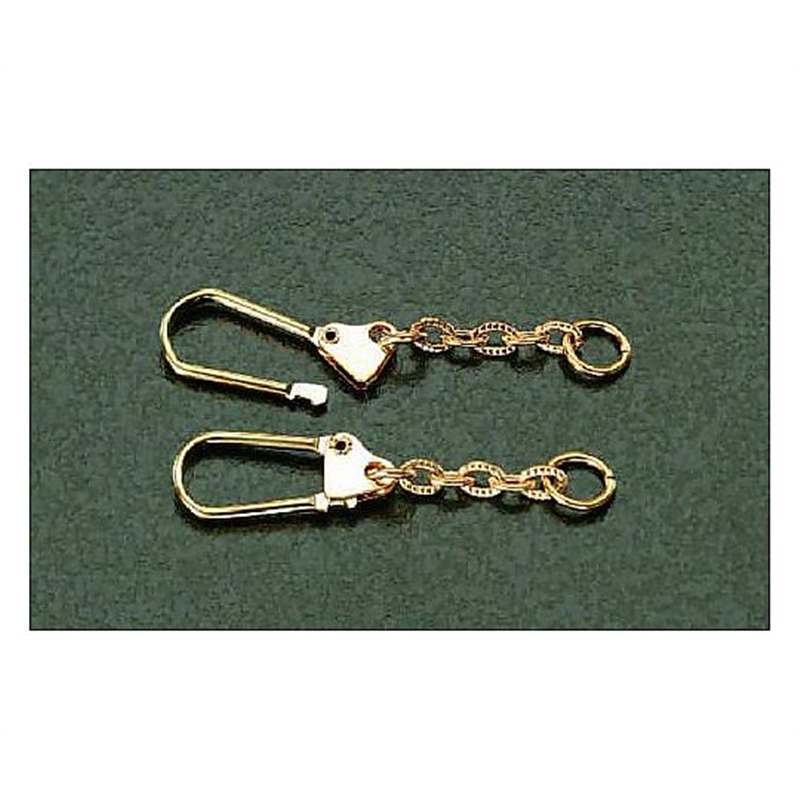 エスコ 25mm チェーン付キーリング(2個) EA638ED-5 1袋(ご注文単位1袋)【直送品】