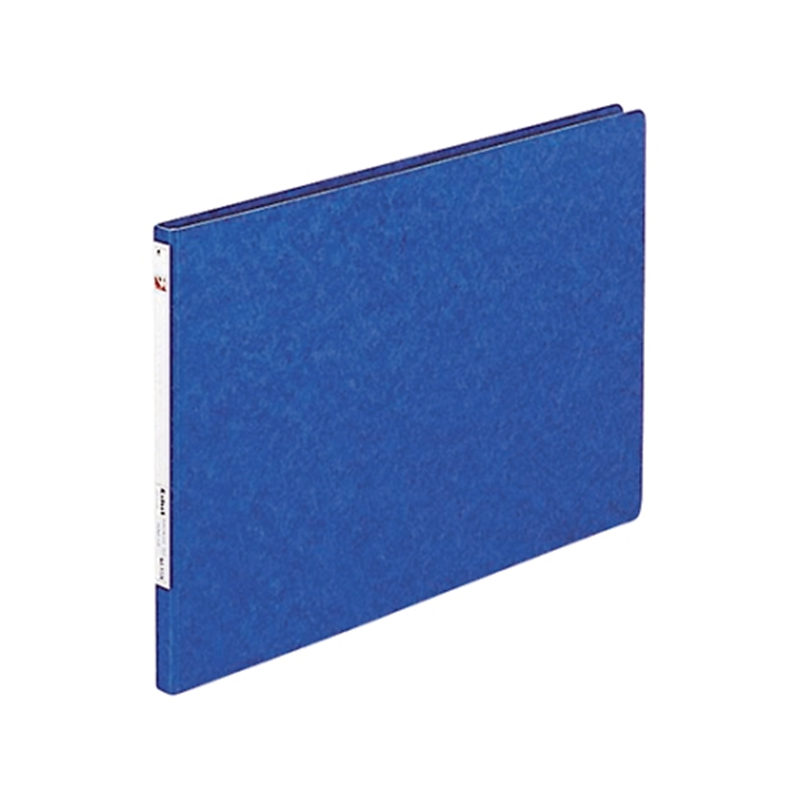 LIHITLAB パンチレスファイルZ式 藍 F317 1冊(ご注文単位1冊)【直送品】