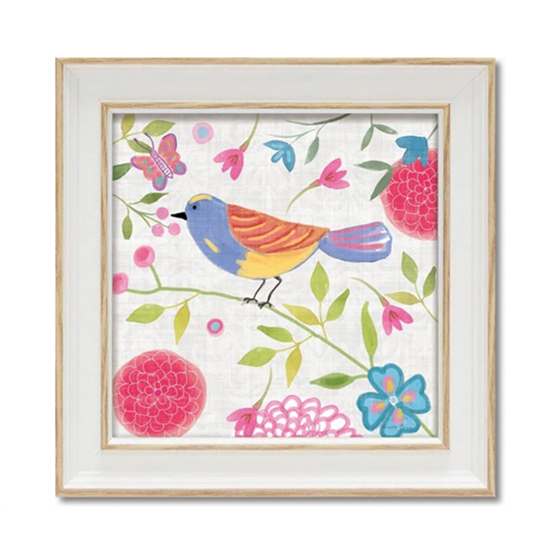 ユーパワー ミニゲル アートフレーム ファリダ ザマン｢ダマスク フローラル バード3｣ FZ-02011 1個（ご注文単位1個）【直送品】