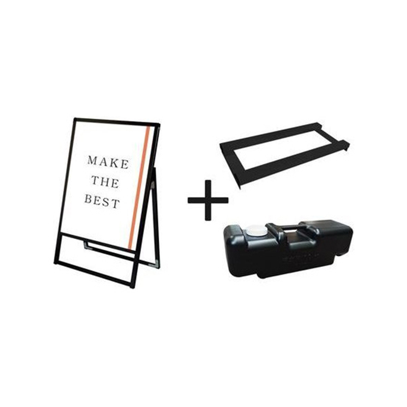 常磐精工 ブラックバリウススタンド看板 A0片面 ウエイトアーム・水タンクセット BVASKAC-A0K-3SET 1個（ご注文単位1個）【直送品】