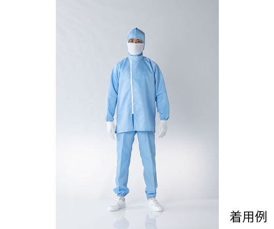 東洋リントフリー クリーンルーム用上着 青 5L FD200C-02 5L 1枚 (ご注文単位1枚)【直送品】