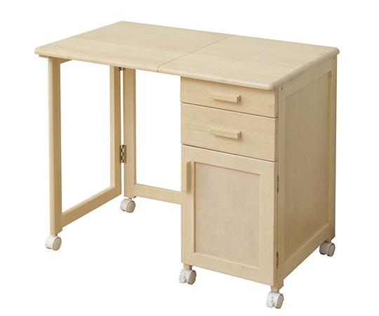 山善(YAMAZEN) 折りたたみデスク ホワイトウォッシュ SP-5717DR(WW) 1台(ご注文単位1台)【直送品】