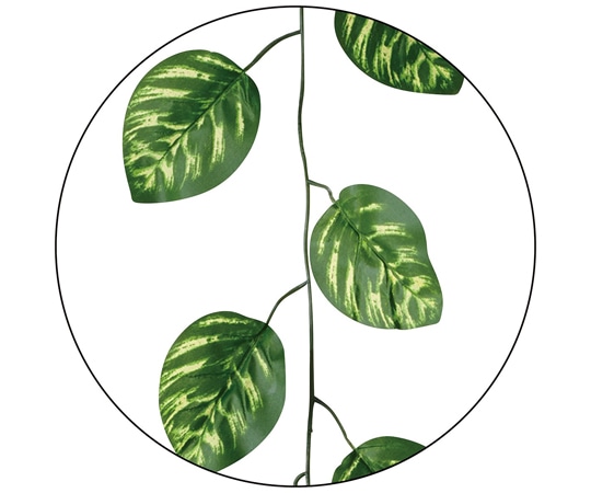 アズワン デラックスガーランド ピーコック 3本入 61-799-2-2 1セット(ご注文単位1セット)【直送品】