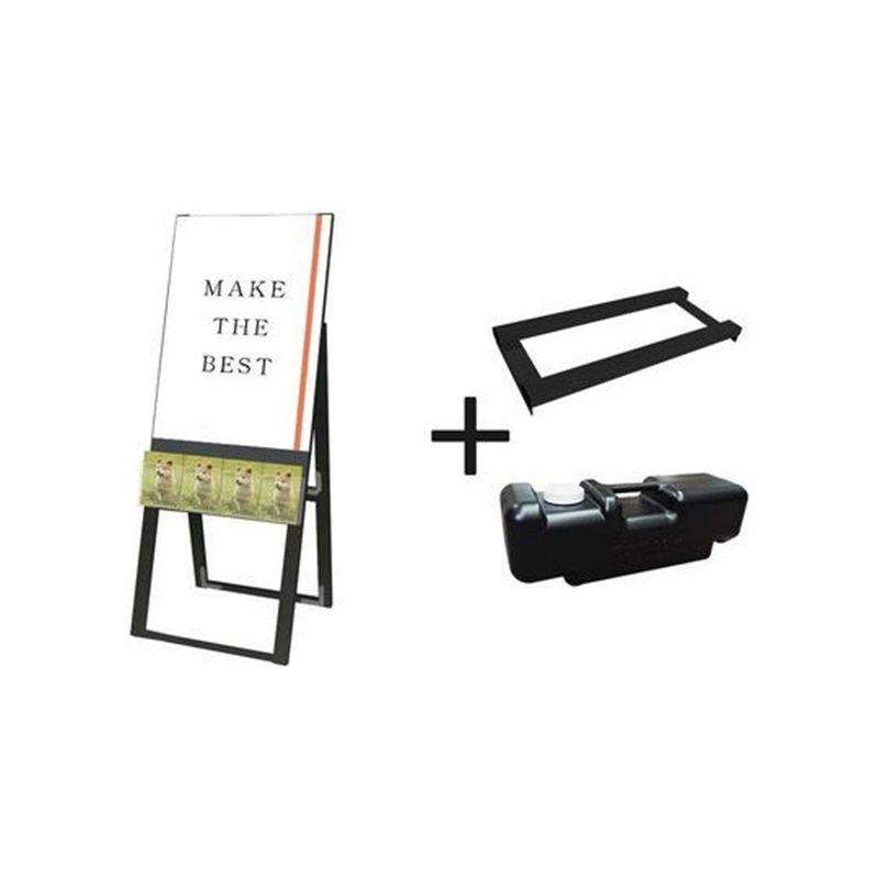 常磐精工 ブラックパンフレットケーススタンド看板 Uタイプ A2片面 ウエイトアーム・水タンクセット BPCSKU-A2K-3SET 1個(ご注文単位1個)【直送品】