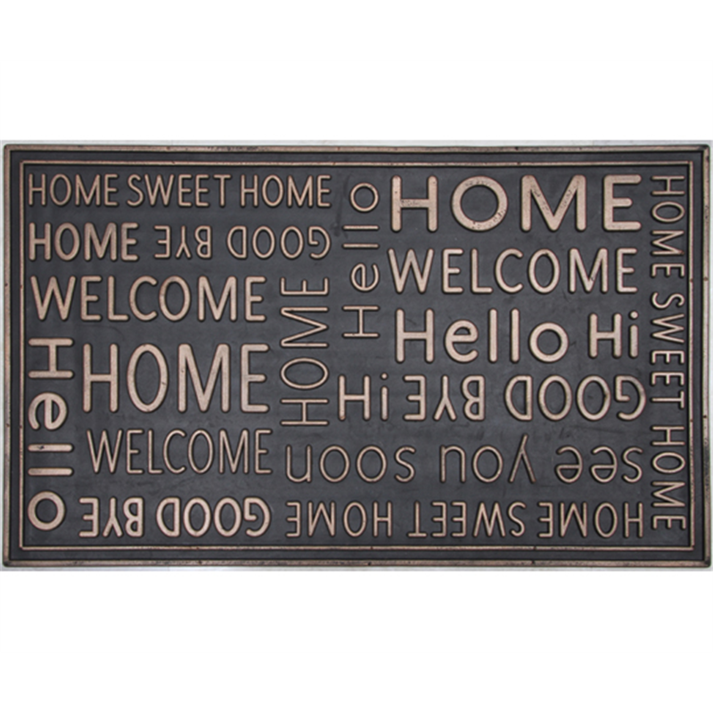 不二貿易 ラバーマット グリーティング 1セット(5個入) 83839 1セット(ご注文単位1セット)【直送品】