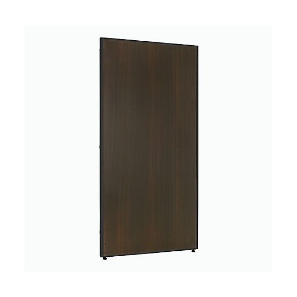 カグクロ 木目調ローパーテーション(BK)ダークブラウン H1800×W900mm PW0918-B-DB 1台(ご注文単位1台)【直送品】