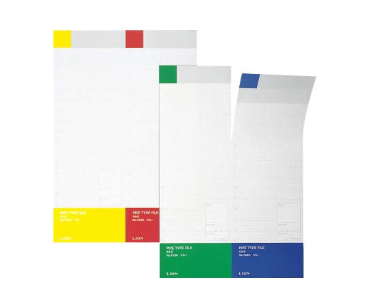 ライオン事務器 背紙パイプ式ファイルNo.763K用 1パック(5枚入)  1パック(ご注文単位1パック)【直送品】