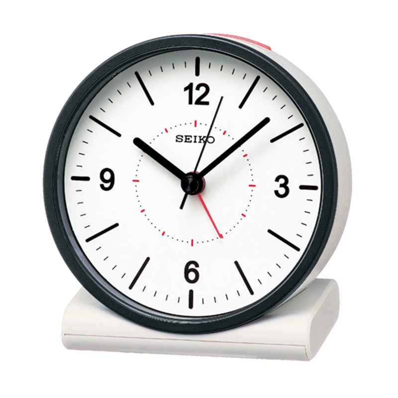 セイコー 電波目覚まし時計 109×103×61mm 白 KR328W 1個(ご注文単位1個)【直送品】