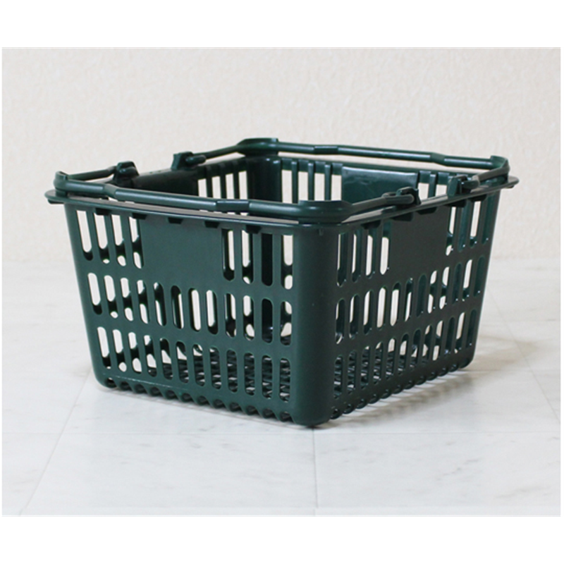 大和産業 買い物かご エバーグリーン 5個入 SL-1 1セット（ご注文単位1セット）【直送品】