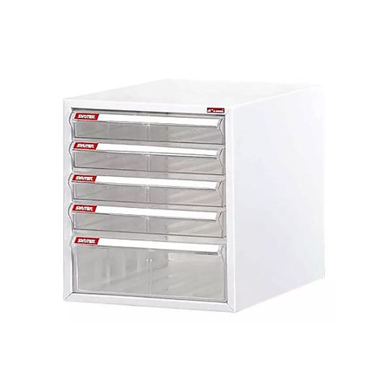 アズワン 264x343x287mm/5段レターケース(スチール) EA954JA-13 1個(ご注文単位1個)【直送品】