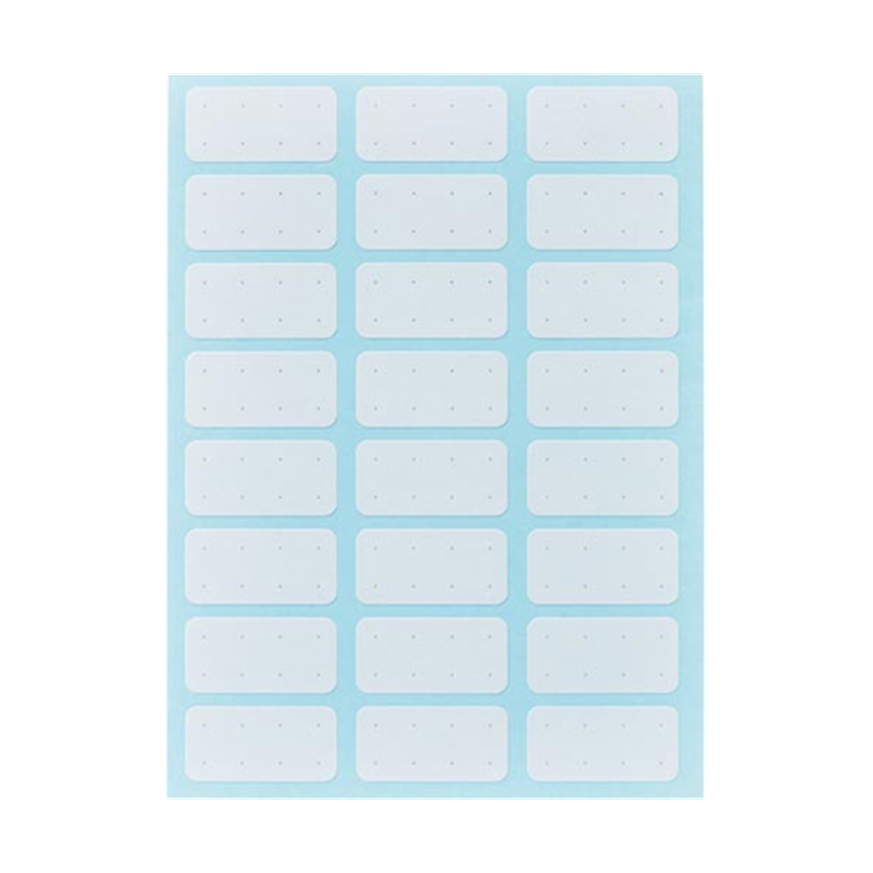 カウネット 文字がきれいに書けるタックラベル 箱タイプ 12×24 2400片入 43076574 1箱(ご注文単位1箱)【直送品】