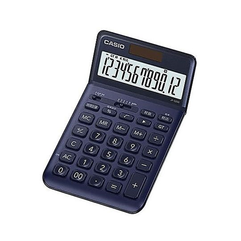 カシオ 12桁 計算機(ネイビー) EA761G-121 1個(ご注文単位1個)【直送品】