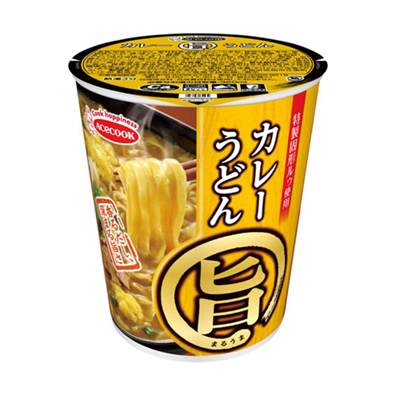 エースコック まる旨 カレーうどん 12個入 296520 1箱※軽（ご注文単位1箱）【直送品】