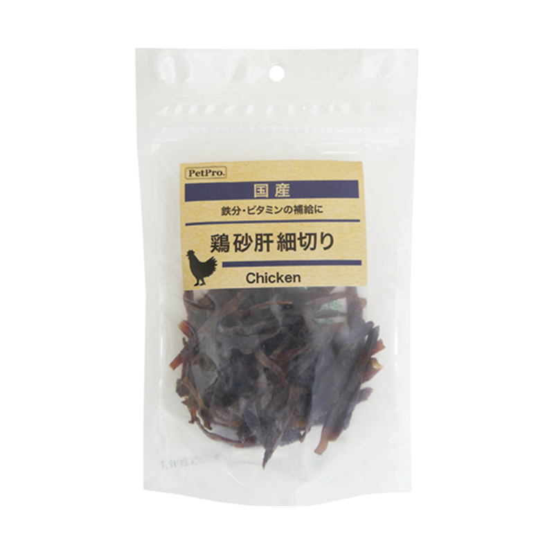 ペットプロジャパン ペットプロ 国産おやつ 鶏砂肝細切り 55g  1個（ご注文単位1個）【直送品】