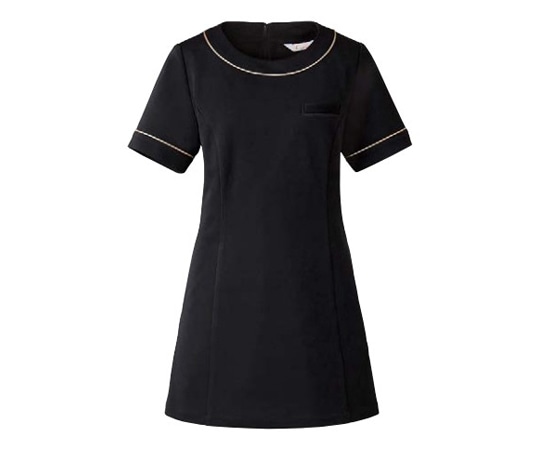 Calala(キャララ) チュニック ブラック 5号 丸編みニット 着丈70cm CL-0204 1着（ご注文単位1着）【直送品】