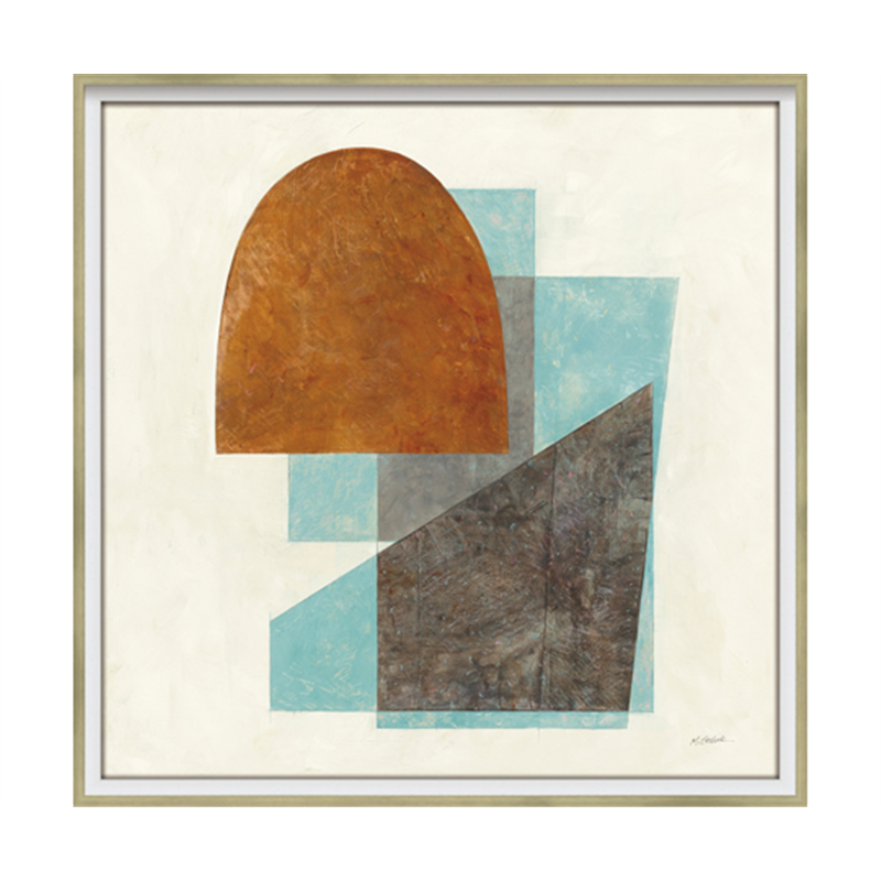 ユーパワー アブストラクト コレクション(マイク シック｢クインテット ターコイズ｣) AC-08023 1個（ご注文単位1個）【直送品】