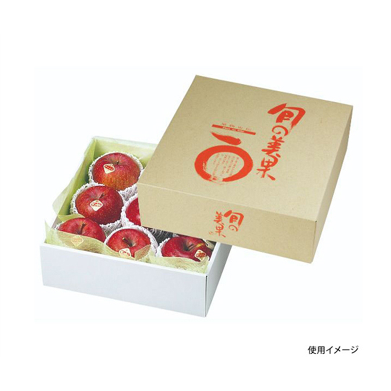 ヤマニパッケージ 青果用贈答箱 旬の美果 9個用角 40枚 L-383 1ケース（ご注文単位1ケース）【直送品】