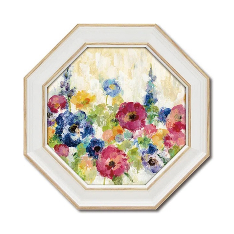 ユーパワー 八角 ミニゲル アートフレーム シルビア ヴァシレヴァ｢サンシャイン フィールド フラワー｣ SV-02556 1個（ご注文単位1個）【直送品】