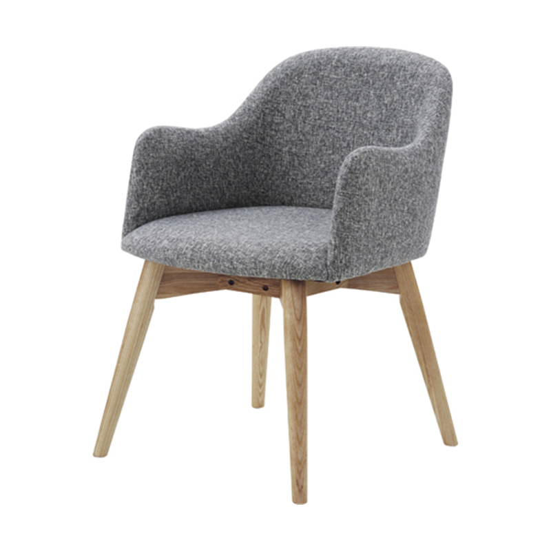 東谷 カラメリ チェア グレー KRM-010GY 1個（ご注文単位1個）【直送品】