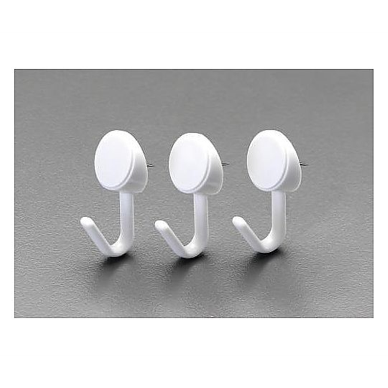エスコ 50x 23mm 打込みピンフック(3個) EA951D-10 1セット(ご注文単位1セット)【直送品】