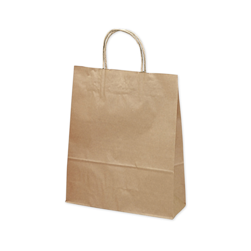 ササガワ 手提げ袋 未晒 260×100×310mm 50枚入 50-5101 1包（ご注文単位1包）【直送品】