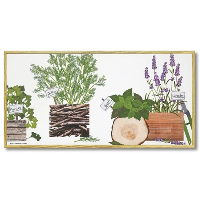 ユーパワー モダン キャンバスアート ハーブ コレクション｢ハーブ セットB(Mサイズ)｣ YP-03522 1個（ご注文単位1個）【直送品】