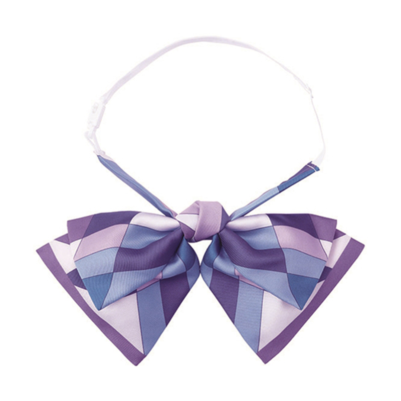 カーシーカシマ ENJOY Rouge スカーフ リボン パープル EAZ880 1枚（ご注文単位1枚）【直送品】