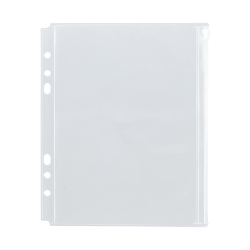 LIHITLAB myfa コレクションポケット<PVC>ファスナー付 A5 N3350 1組(ご注文単位1組)【直送品】