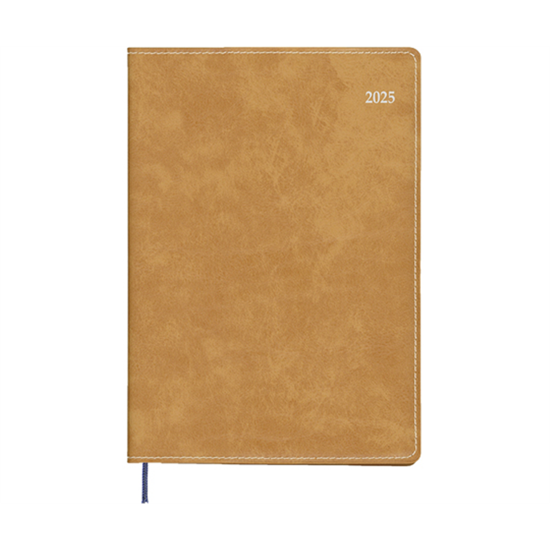 ダイゴー 2025 アポイント デスク B6 1MB 見出 土日均等 キャメル E8455(2025) 1冊(ご注文単位1冊)【直送品】