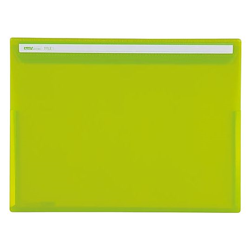 セキセイ アクティフVフリップファイル ライトグリーン ACT-5901-33 1冊(ご注文単位1冊)【直送品】