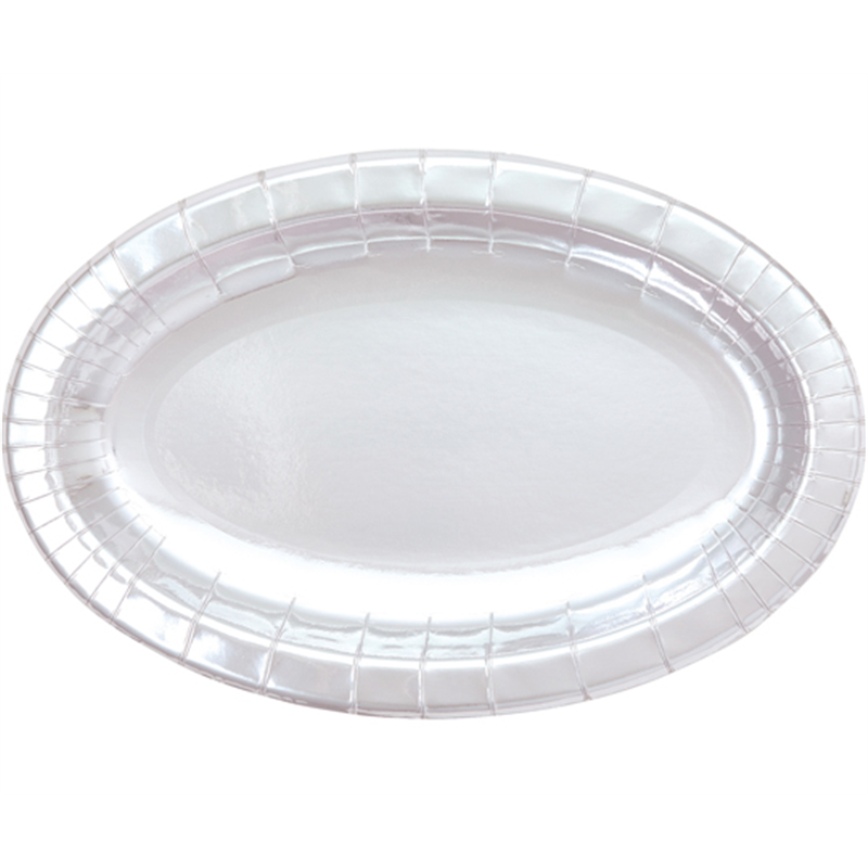 ペーパーウェア パーティプレート シルバー 1ケース(20枚×20袋入) PYS-36 1ケース(ご注文単位1ケース)【直送品】